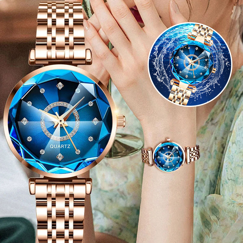 Skanto | Starry Diamond Dial Damen Vanntett Klokke
