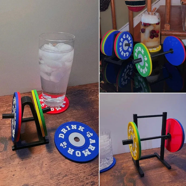 Vektskive Coaster Sett med 4 | Skanto