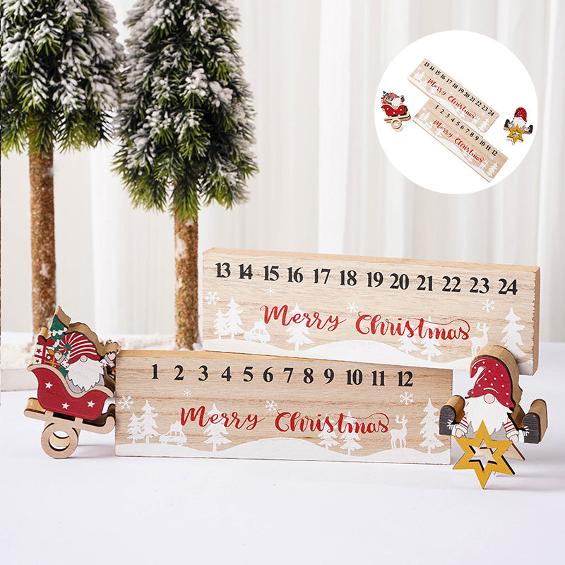 Skanto | God jul Tre mobil julekalender dekorasjon Santa Claus