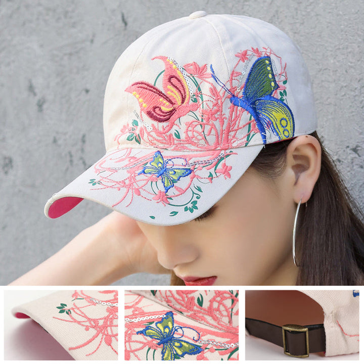 Skanto | Justerbar Pustende Brodert Solhatt