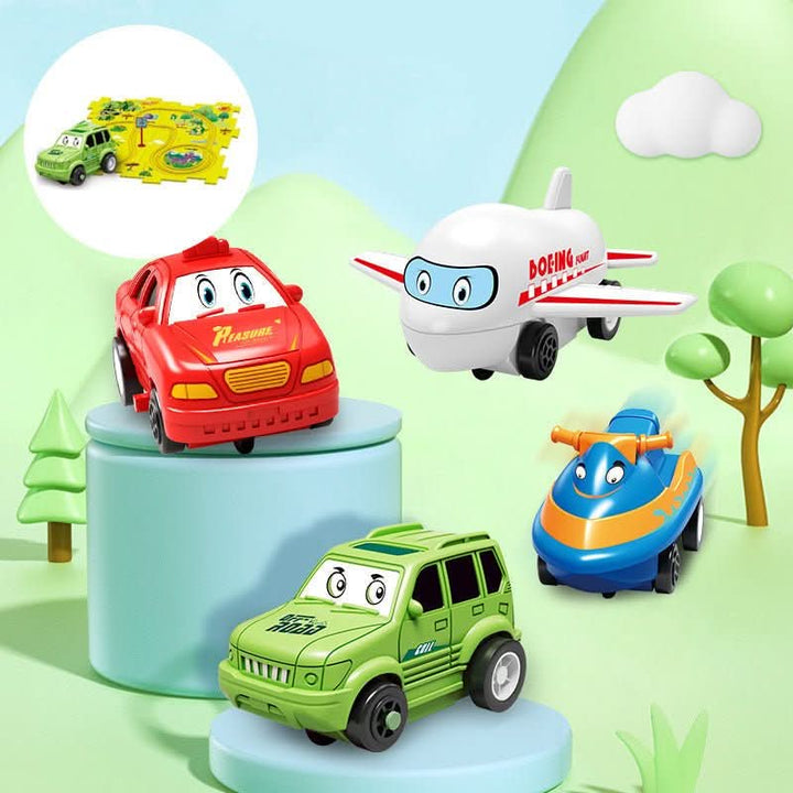 Skanto | CreativeCraft Puzzle – Kreativt bygge- og racingspill for barn