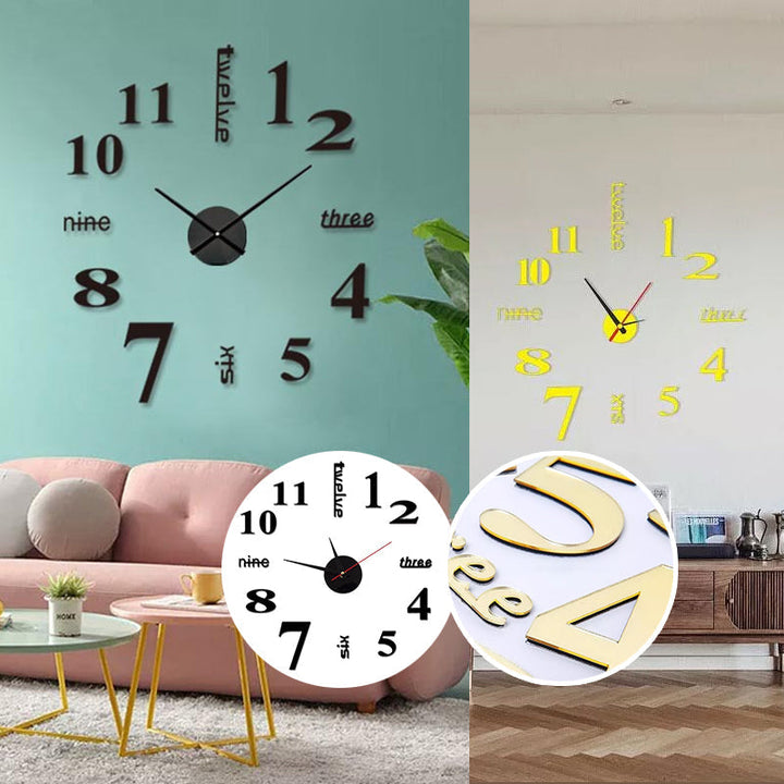 Skanto | Moderne DIY punch-fri veggklokke