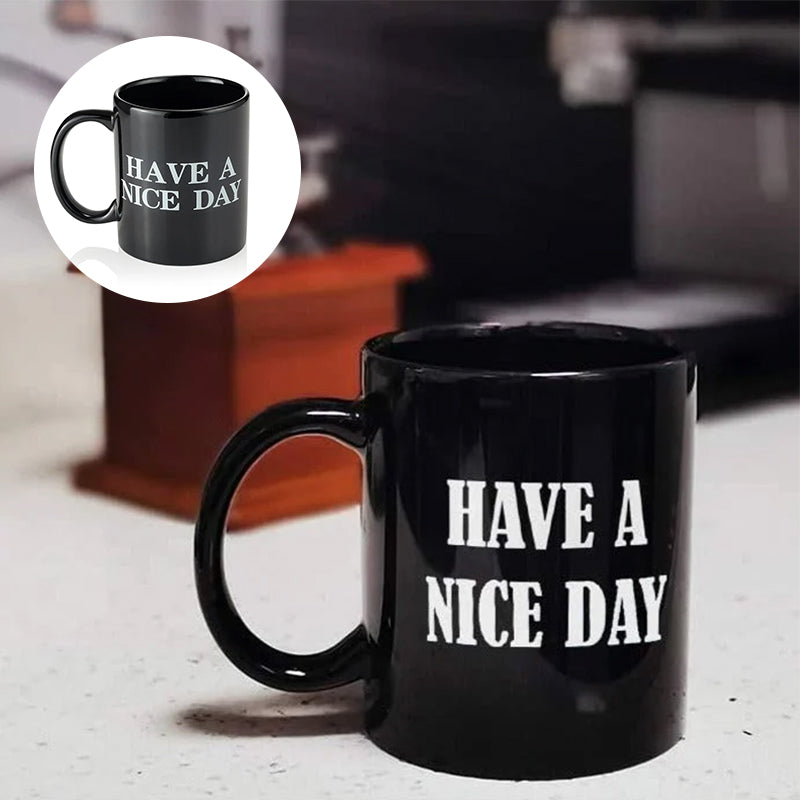 Ha en fin dag kaffekopp midtfinger morsom kopp nyhetsgave | Skanto