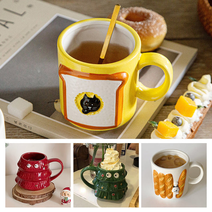 Kreativ Store Big Eyes Juletrad Mug | Skanto