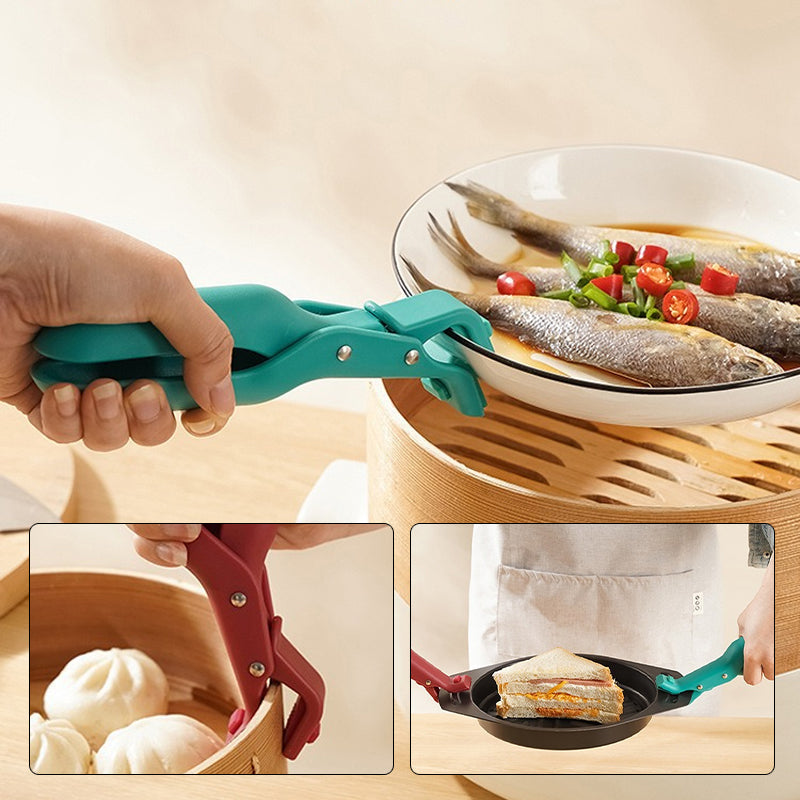 Multi-purpose anti-scalding bowl holder clip for the kitchen | Skanto