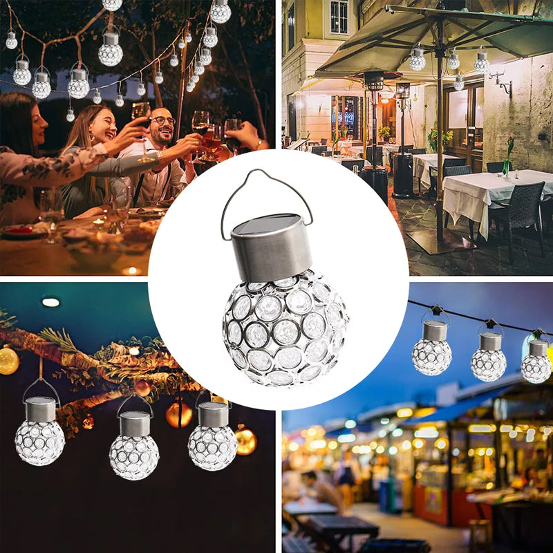 Skanto | Solfylt hengende lantern ute vanntett sollamper