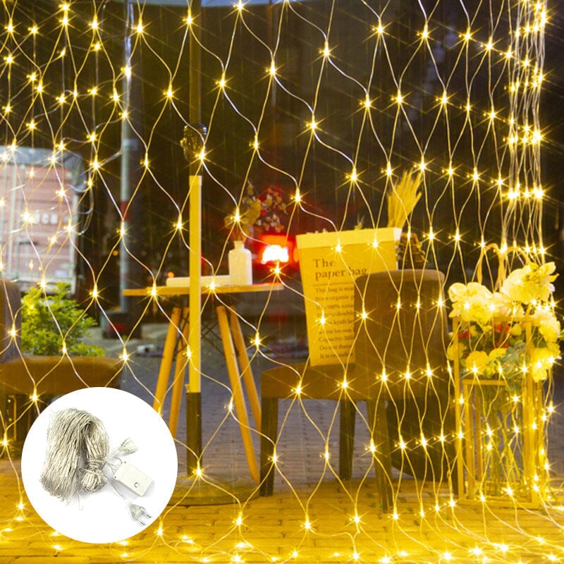 Solar Fishnet Light | Skanto