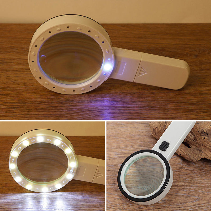 Skanto | 30x optisk forstørrelsesglass med LED lys