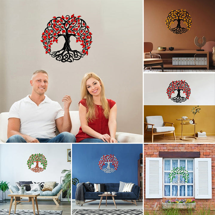 Skanto | Livets Tre - Metall Trevegg Kunst