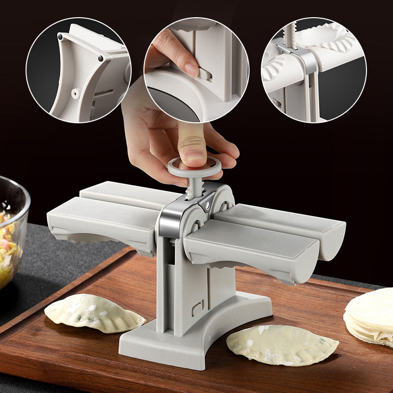Skanto | Husholdningsdobbelhodet automatisk dumplingsformer mold