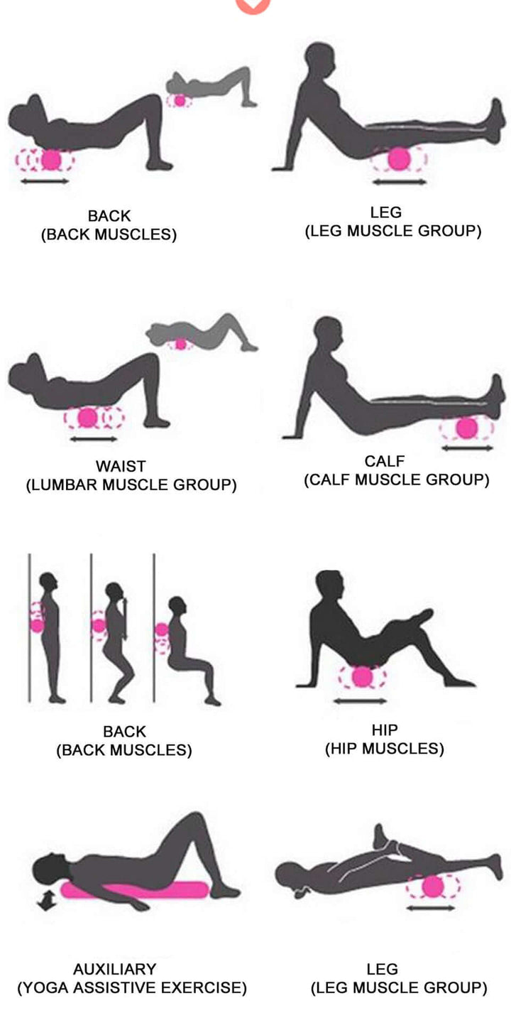 Skanto | Rulle Yoga Rulle 60cm Lilla