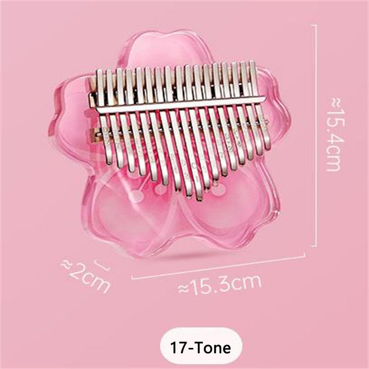 Skanto | Cherry Blossom Kalimba Akryl Tommel Piano