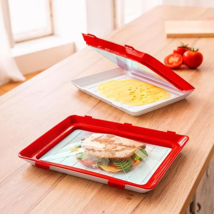 Skanto | Gjenbrukbar friskhetsplate med lufttett lukking for daglig bruk