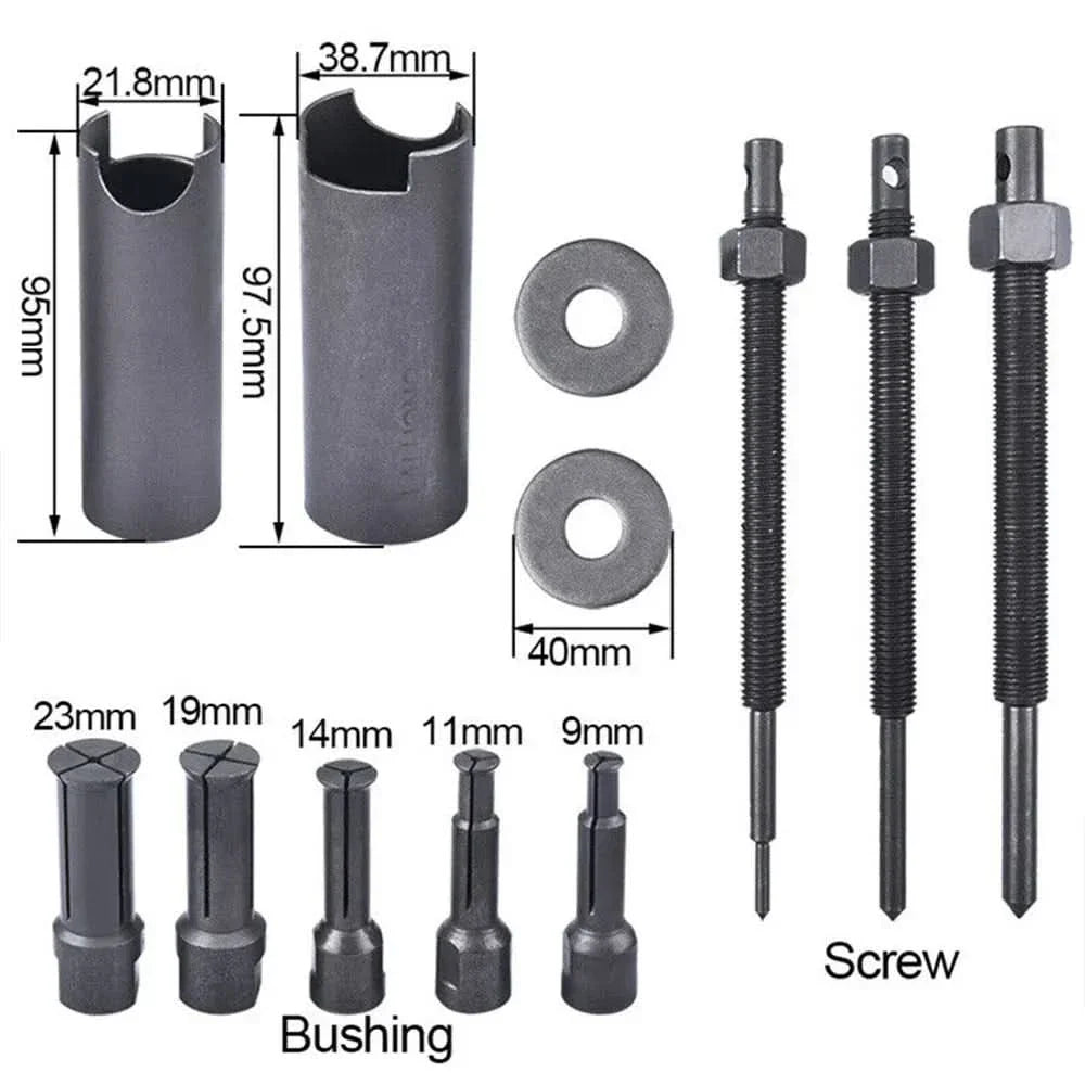 Skanto | Lageruttrekkersett for 9-23 mm busser - For sykler, motorsykler og maskiner