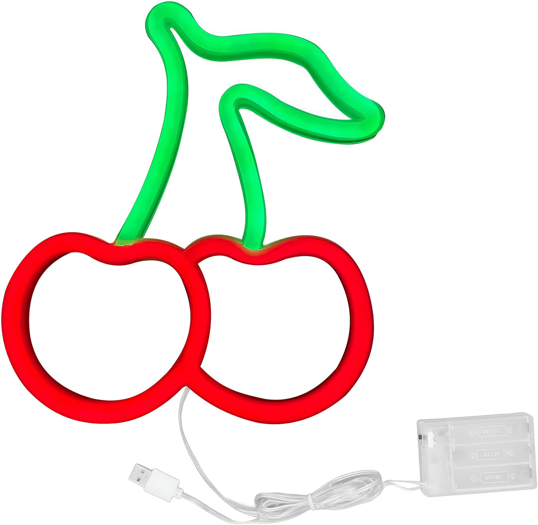Skanto | Fast Food LED Neon Lys – Fargerik Veggdekorasjon med USB Tilkobling