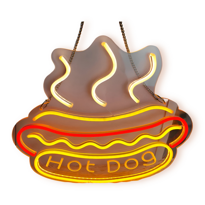 Skanto | Fast Food LED Neon Lys – Fargerik Veggdekorasjon med USB Tilkobling