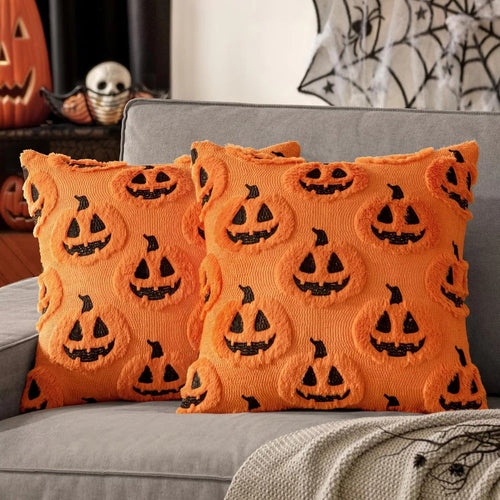Skanto | Faux fleece Halloween gresskar putevar
