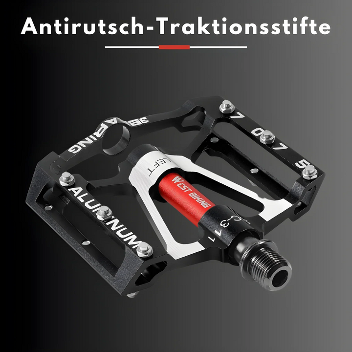 Skanto | Robust Lettvekts Aluminium Sykkelpedaler Med Ikke-Glid Grip