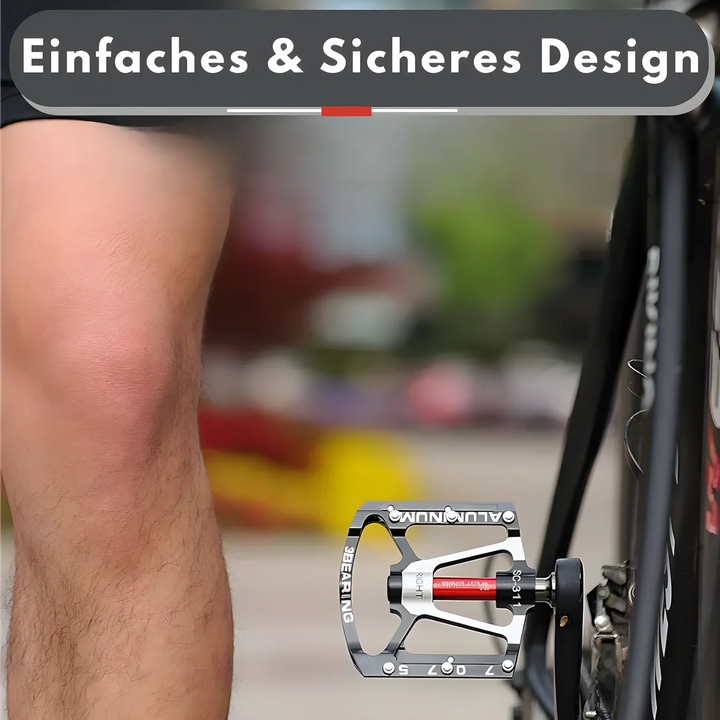Skanto | Robust Lettvekts Aluminium Sykkelpedaler Med Ikke-Glid Grip