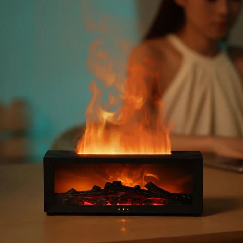 Skanto | Aromaterapi Luftfukter med Flammeeffekt