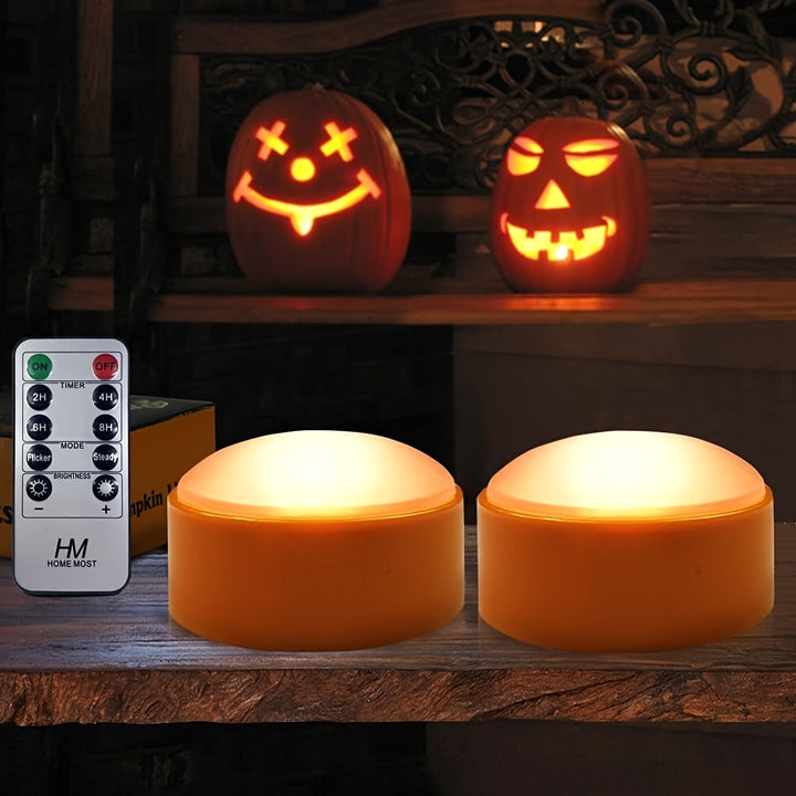 Skanto | Flameless Jack-O’-Lantern Lykter – LED Batteri Te-lys Dekor Sett