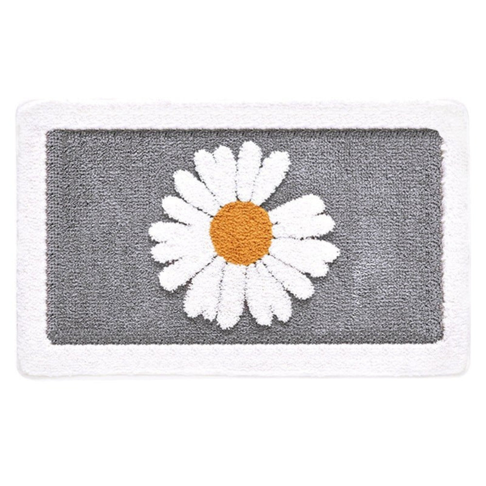 Fleur Plush Badematte med Blumenmuster