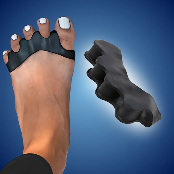 FlexAlign Tå Separator | Tå Justering og Smertelindring – Ideell for Hallux Valgus - Overlappende Tær - og Fot Komfort Skanto