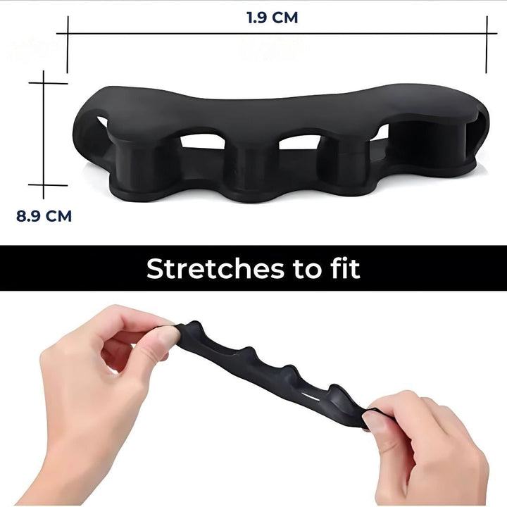FlexAlign Tå Separator | Tå Justering og Smertelindring – Ideell for Hallux Valgus - Overlappende Tær - og Fot Komfort Skanto
