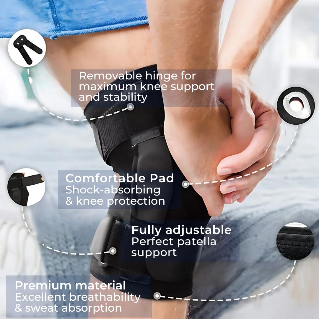 FlexGuard ACL Kneebind | Kneestøtte - Knestabilitet - Reduserer smerte og hevelse - Begrenset bevegelse - Beskytter kneet - Forbedrer restitusjon Skanto