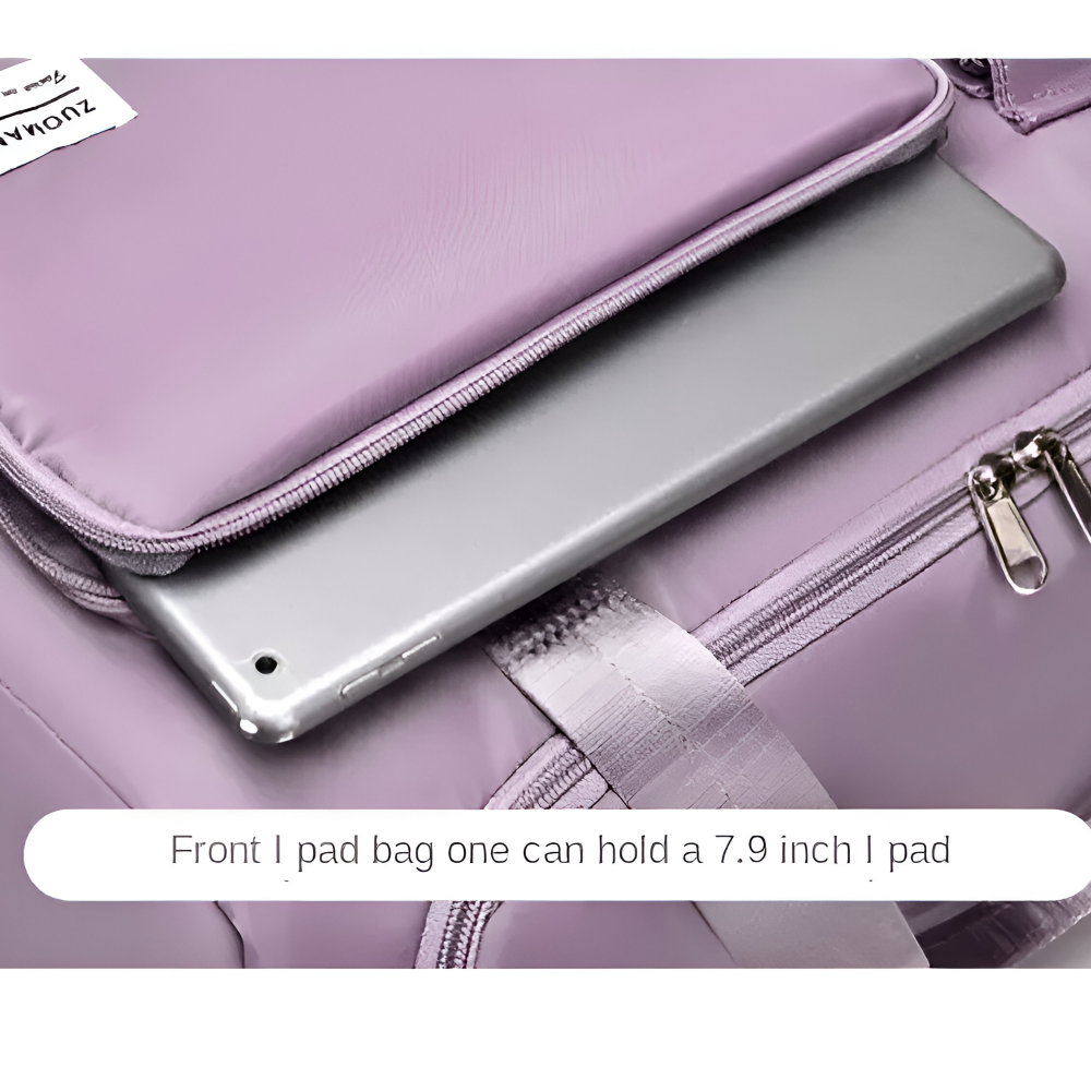 Wasserdichte Reisetasche mit Schuhfach – Leichte Wochenendtasche mit viel Staurum