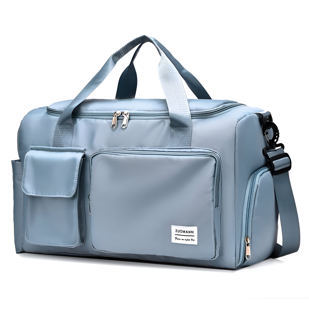 Wasserdichte Reisetasche mit Schuhfach – Leichte Wochenendtasche mit viel Staurum