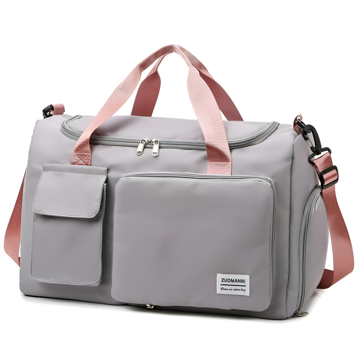 Wasserdichte Reisetasche mit Schuhfach – Leichte Wochenendtasche mit viel Staurum