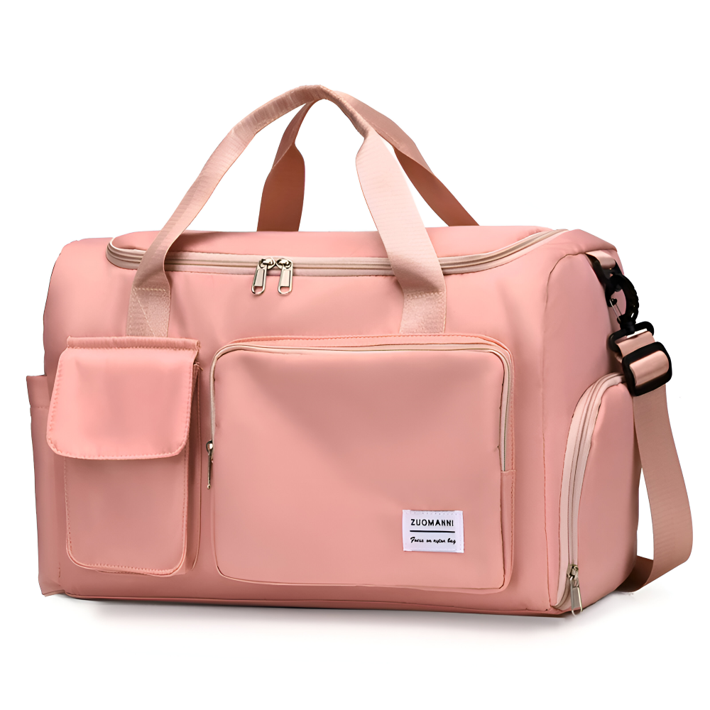 Wasserdichte Reisetasche mit Schuhfach – Leichte Wochenendtasche mit viel Staurum