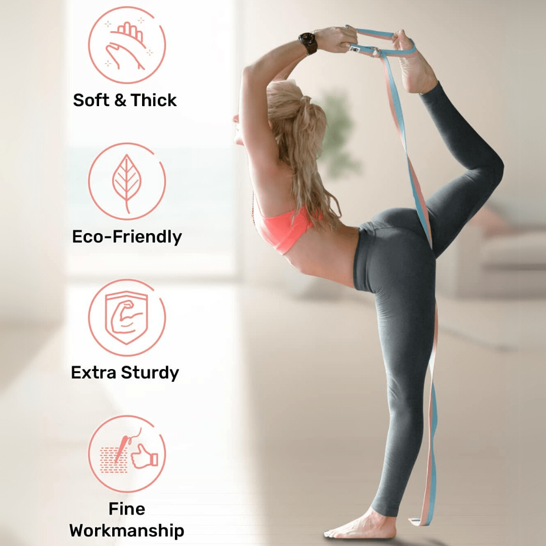 Skanto | Justerbart elastisk bånd for yoga og fleksibilitetstrening