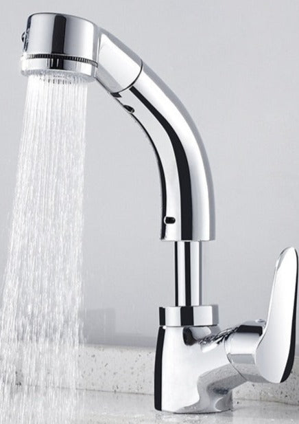 Skanto | FlexiStream Justerbar Badkran Utrekks Elegant Finish