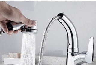 Skanto | FlexiStream Justerbar Badkran Utrekks Elegant Finish