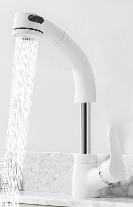 Skanto | FlexiStream Justerbar Badkran Utrekks Elegant Finish