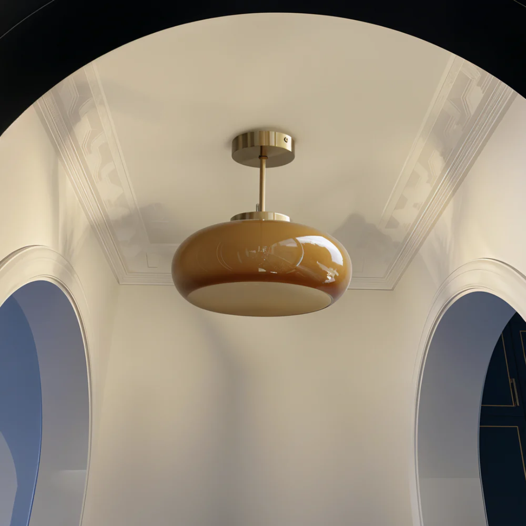 Skanto | Vintage Gul Taklampe