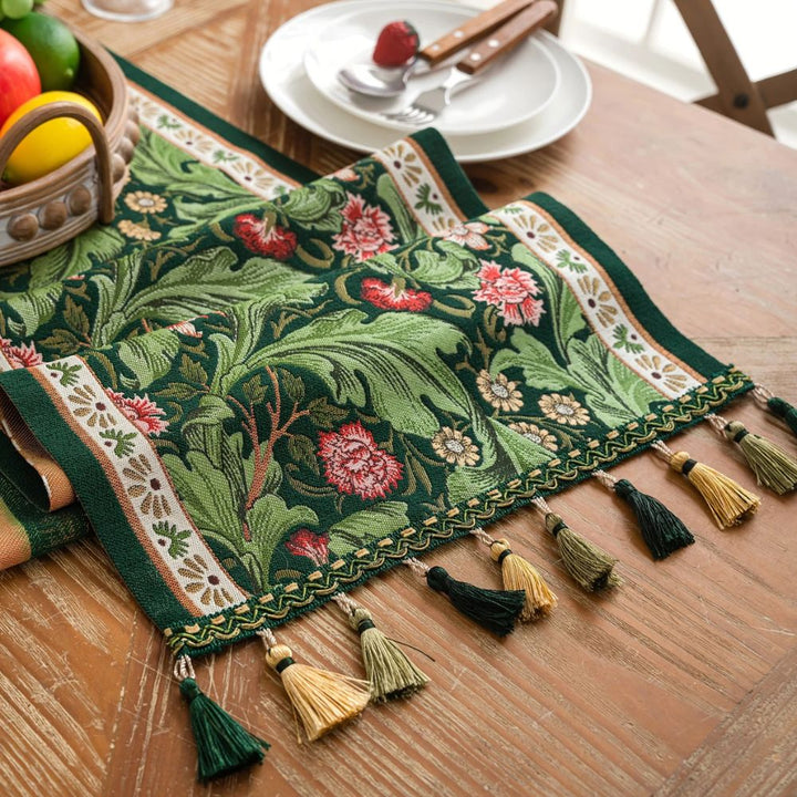 Skanto | Flora Vine Brodert Bordløper