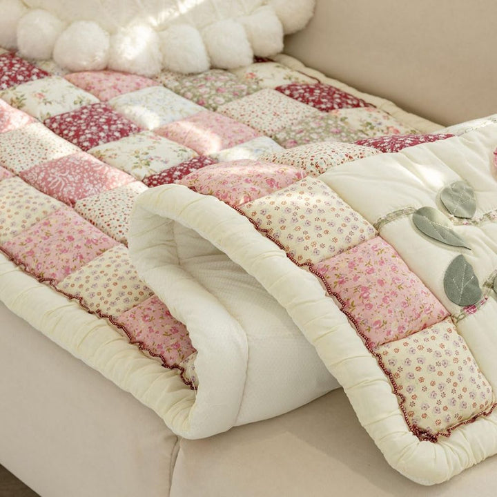 Skanto | Floral Bloom Quiltet Sofa Dekken
