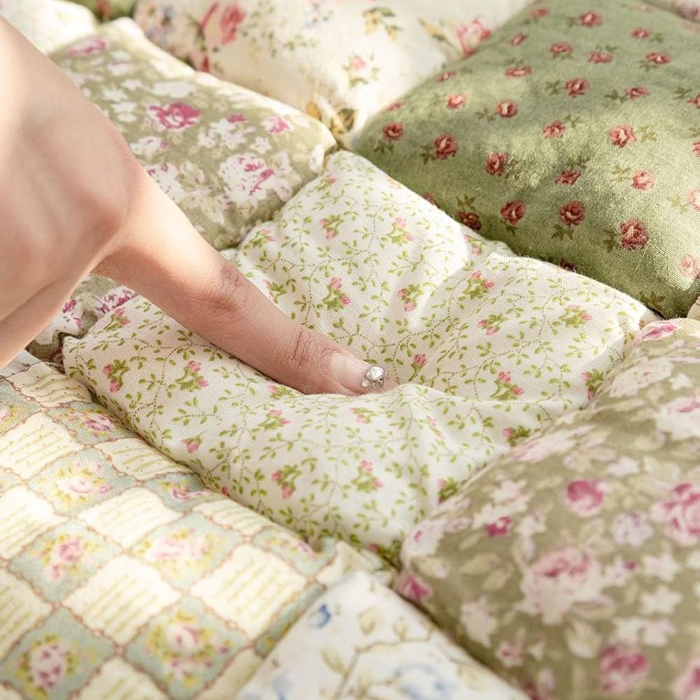 Skanto | Floral Bloom Quiltet Sofa Dekken