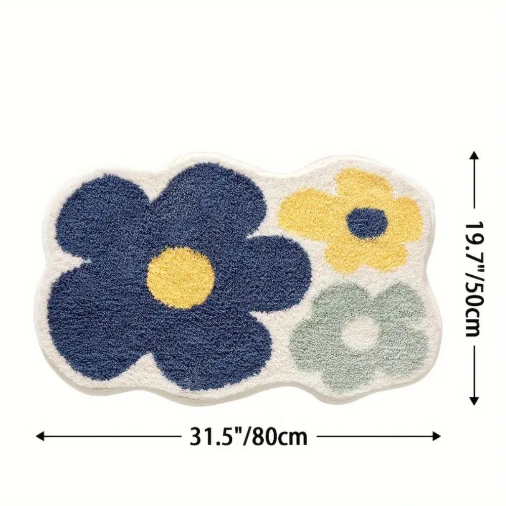 Skanto | Floral Tuftet Absorberende Bad Matte