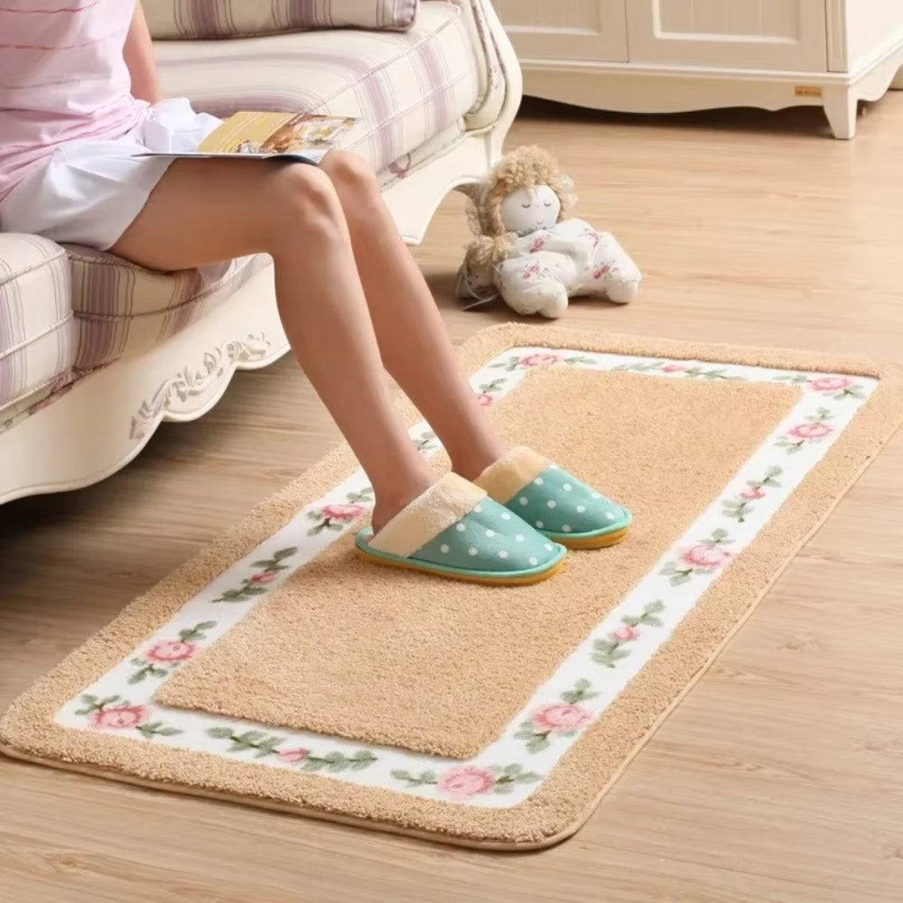Skanto | Floral Border AbsorberendeBad Matte