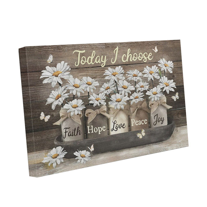 Floral dekorativ maling kjerne lerret | Skanto