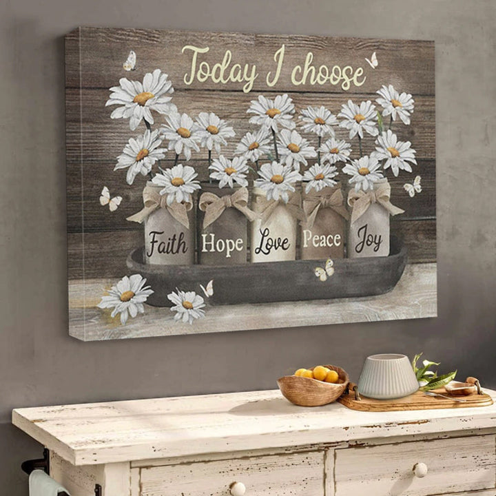 Floral dekorativ maling kjerne lerret | Skanto