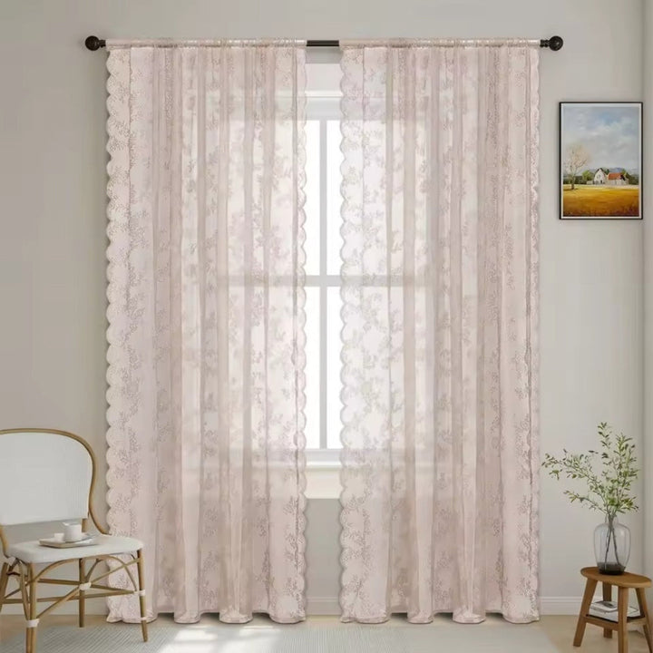 Skanto | Floral Grace Gjennomsiktige Gardiner