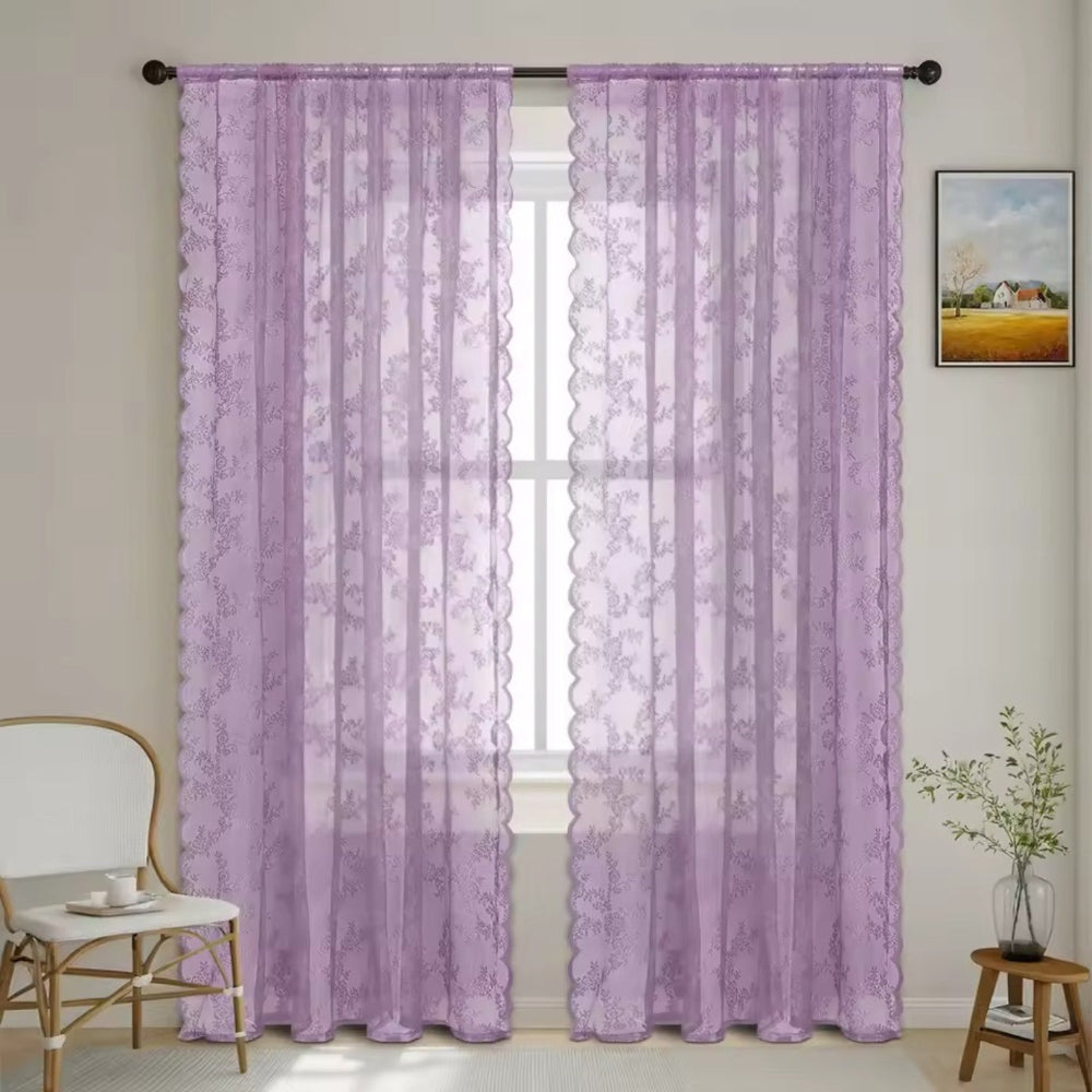 Skanto | Floral Grace Gjennomsiktige Gardiner
