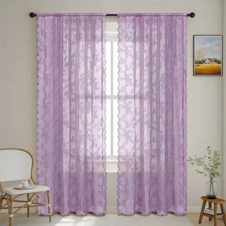 Skanto | Floral Grace Gjennomsiktige Gardiner