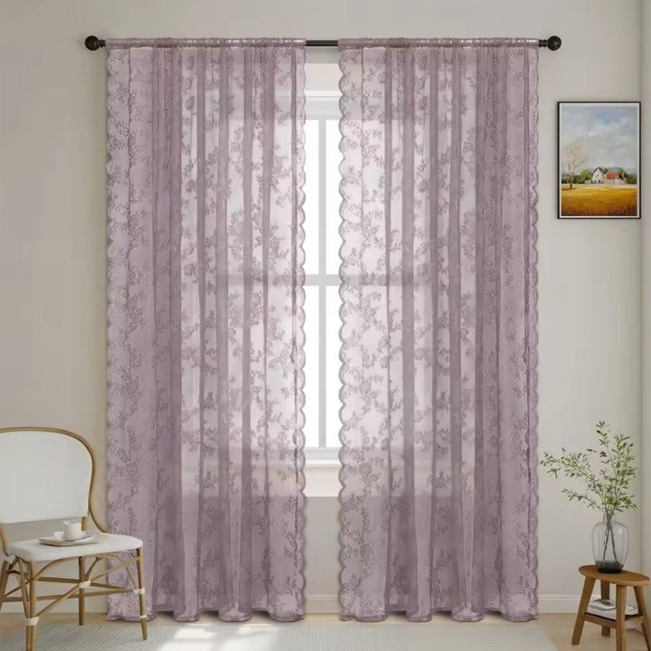 Skanto | Floral Grace Gjennomsiktige Gardiner