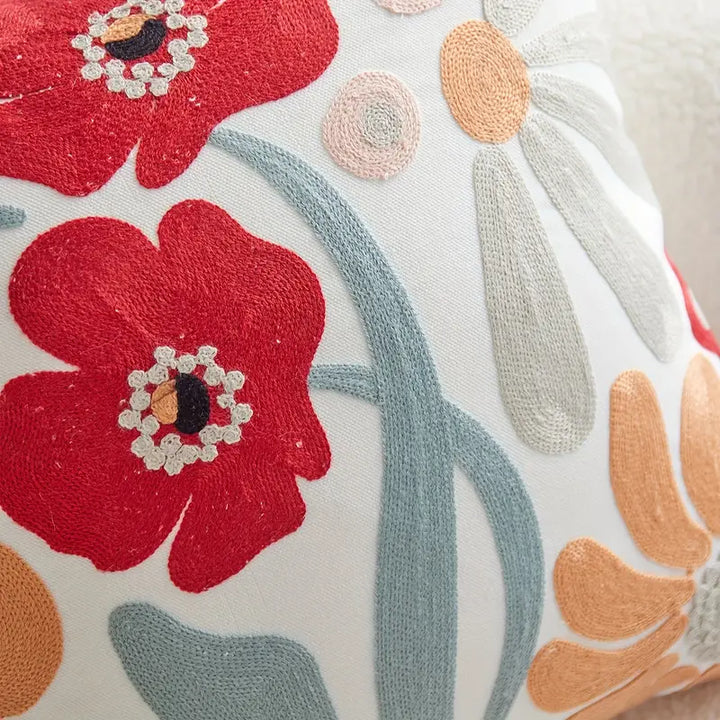 Skanto | Blomsterbrodert Bomull Putevar